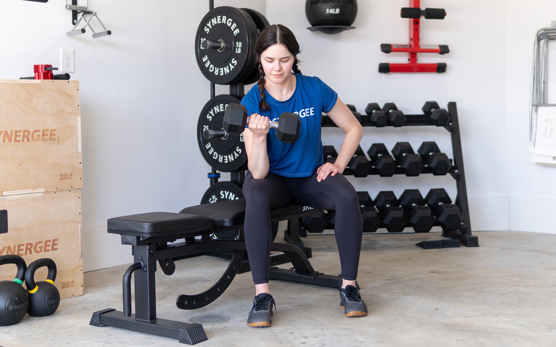 Beautiful view of Utilize Existing Equipment For Home Gym Storage Solutions