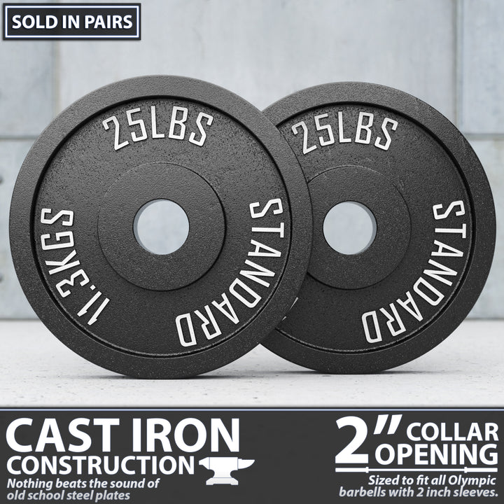 Synergee Standard Metal Weight Plates