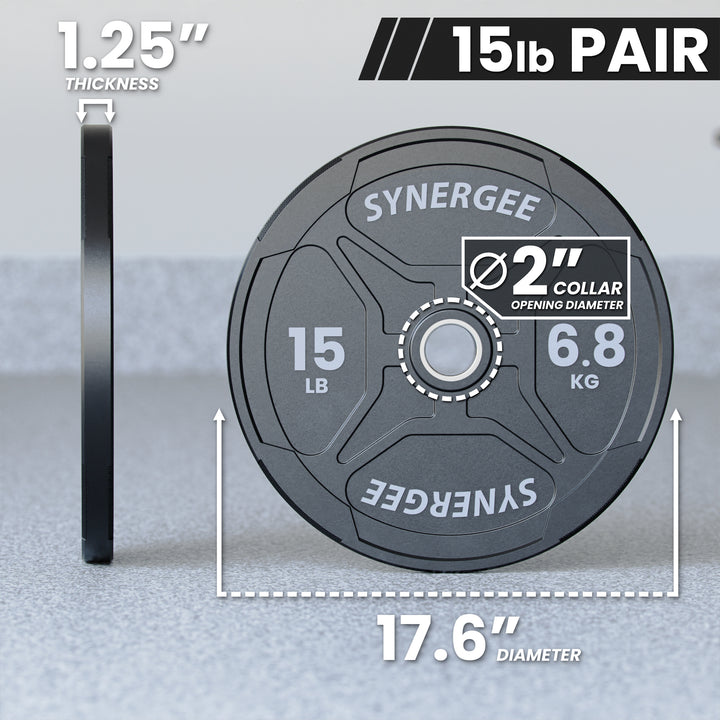Synergee EZ Grip Bumper Plates