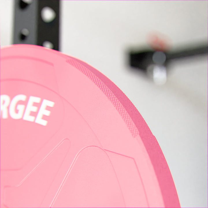 Synergee Pink EZ Grip Bumper Plates