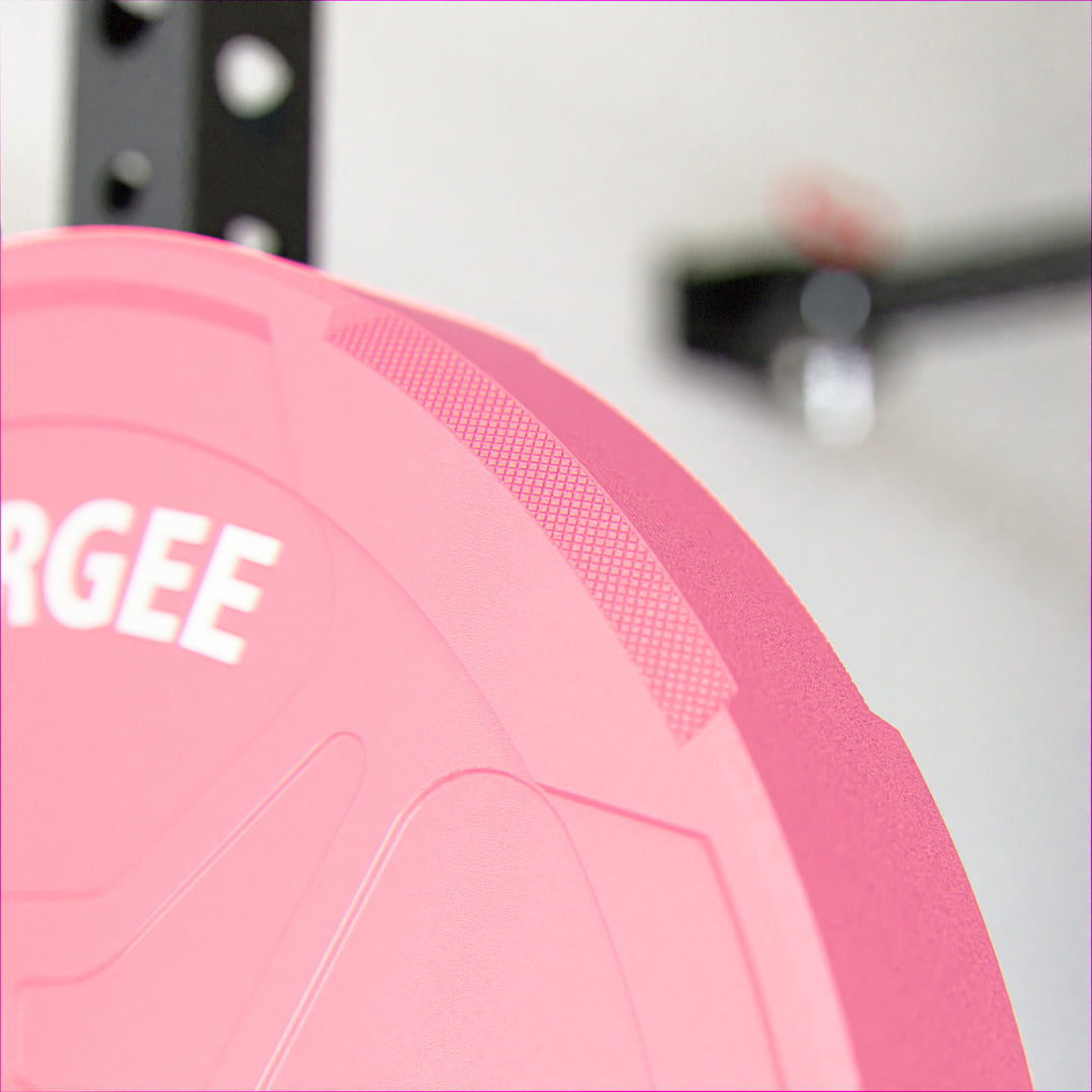 Synergee Pink EZ Grip Bumper Plates
