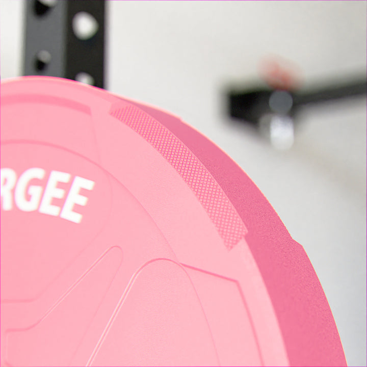 Synergee Pink EZ Grip Bumper Plates