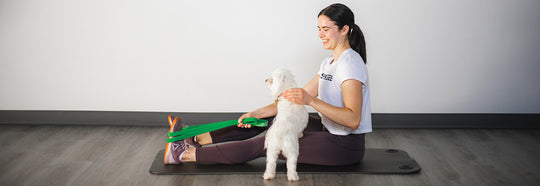 Tight Calves No More: 5 Stretches & 1 Gym Doggo To The Rescue!