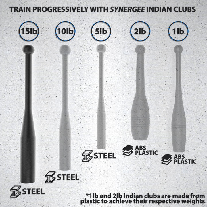 Synergee Indian Clubs