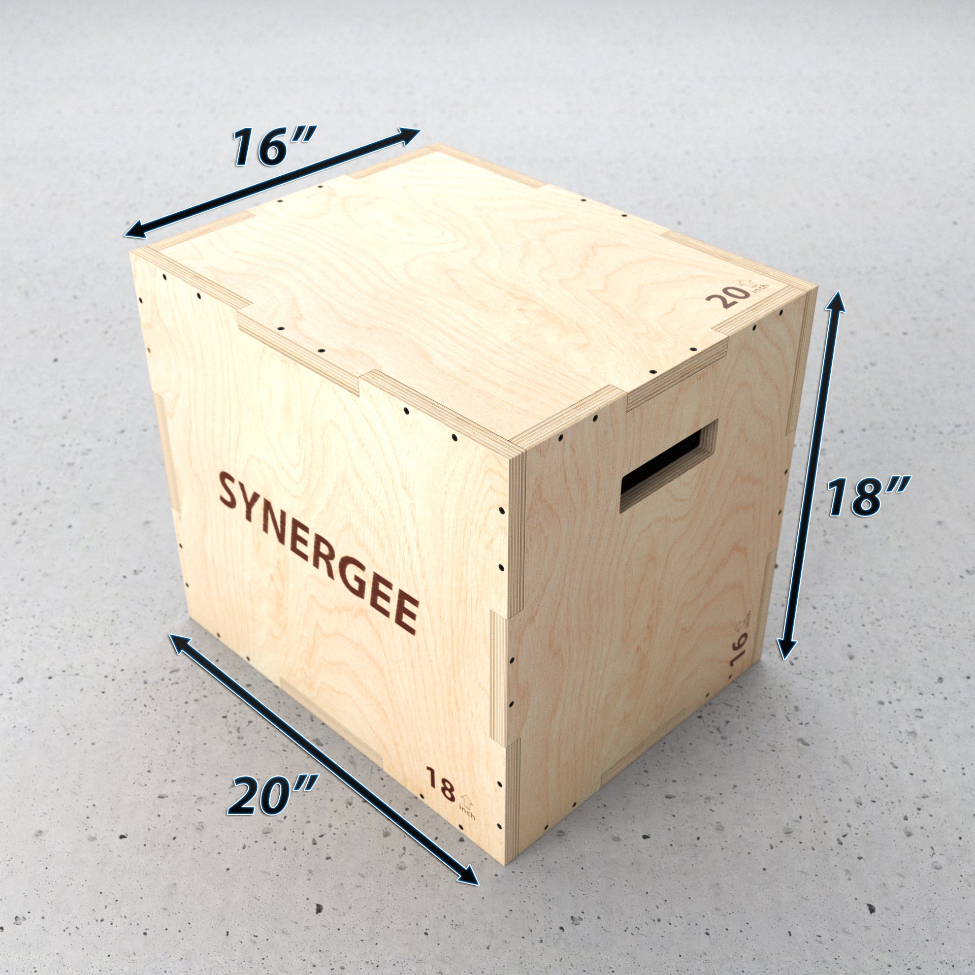 Synergee 3-in-1 Wood Plyo Boxes | Synergee Fitness USA