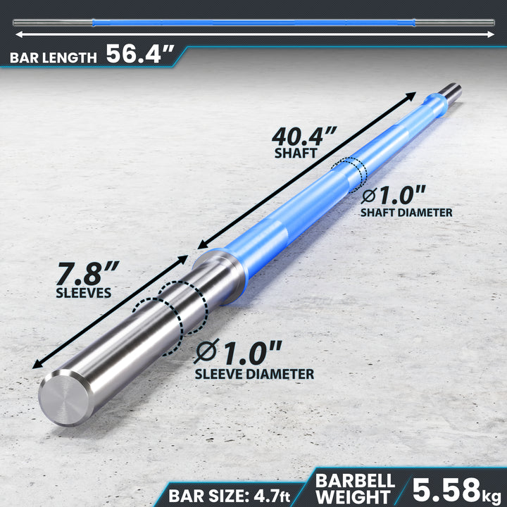 Synergee 1" Barbell