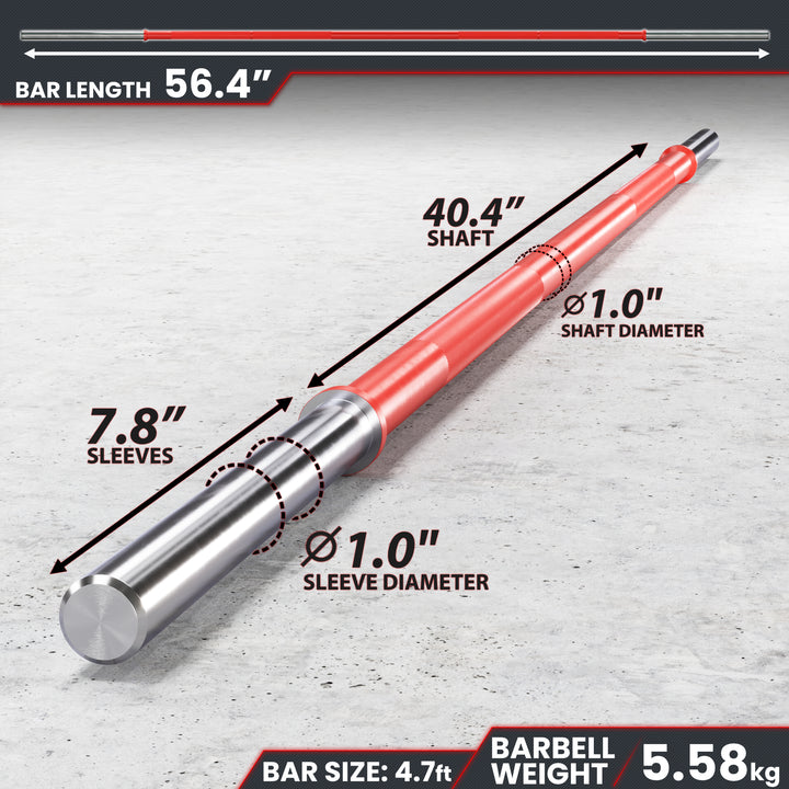 Synergee 1" Barbell