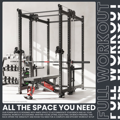 Synergee 2300 Series Power Cage with Plate Loaded Cable Cross Overs