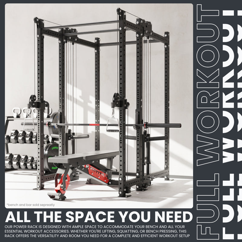 Synergee 2300 Series Power Cage with Plate Loaded Cable Cross Overs