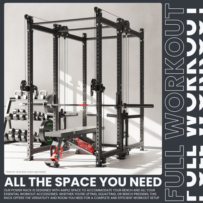 Synergee 2300 Series Power Cage with Plate Loaded Cable Cross Overs