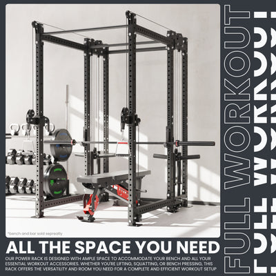 Synergee 2300 Series Power Cage with Plate Loaded Cable Cross Overs