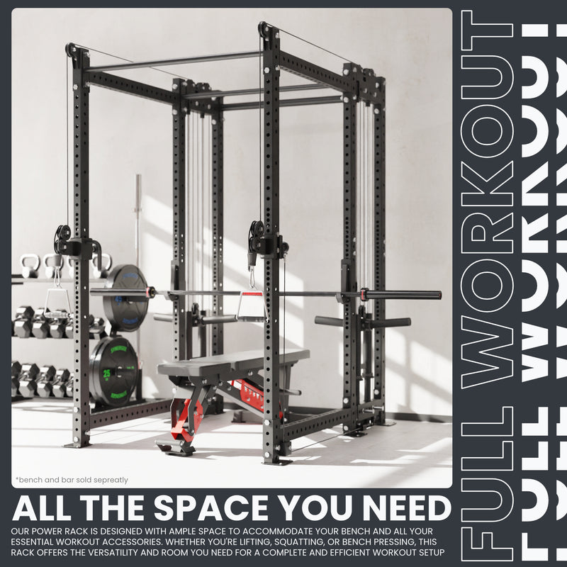 Synergee 2300 Series Power Cage with Plate Loaded Cable Cross Overs