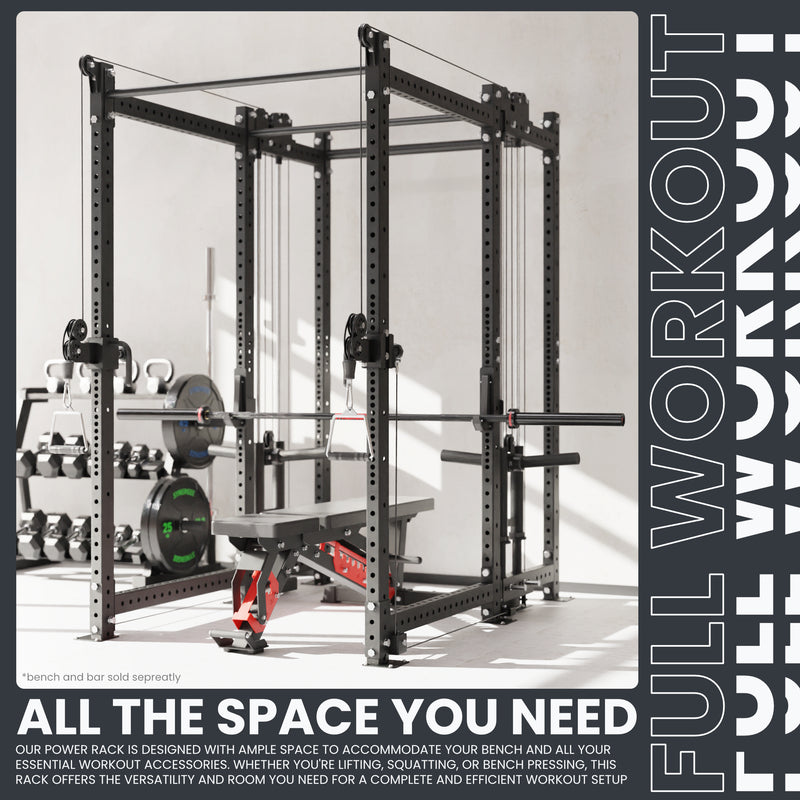 Synergee 2300 Series Power Cage with Plate Loaded Cable Cross Overs