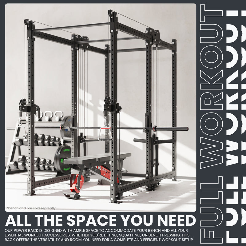 Synergee 2300 Series Power Cage with Plate Loaded Cable Cross Overs