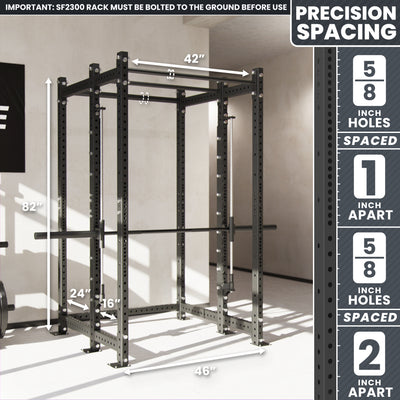 Synergee 2300 Series Power Cage with Smith Machine