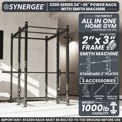 Synergee 2300 Series Power Cage with Smith Machine