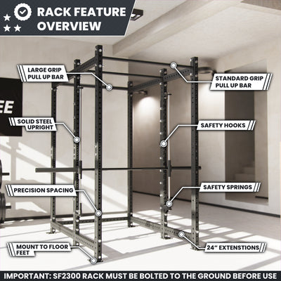 Synergee 2300 Series Power Cage with Smith Machine