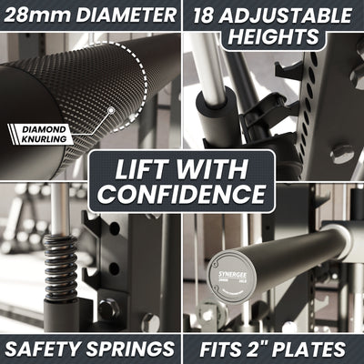 Synergee 2300 Series Power Cage with Smith Machine