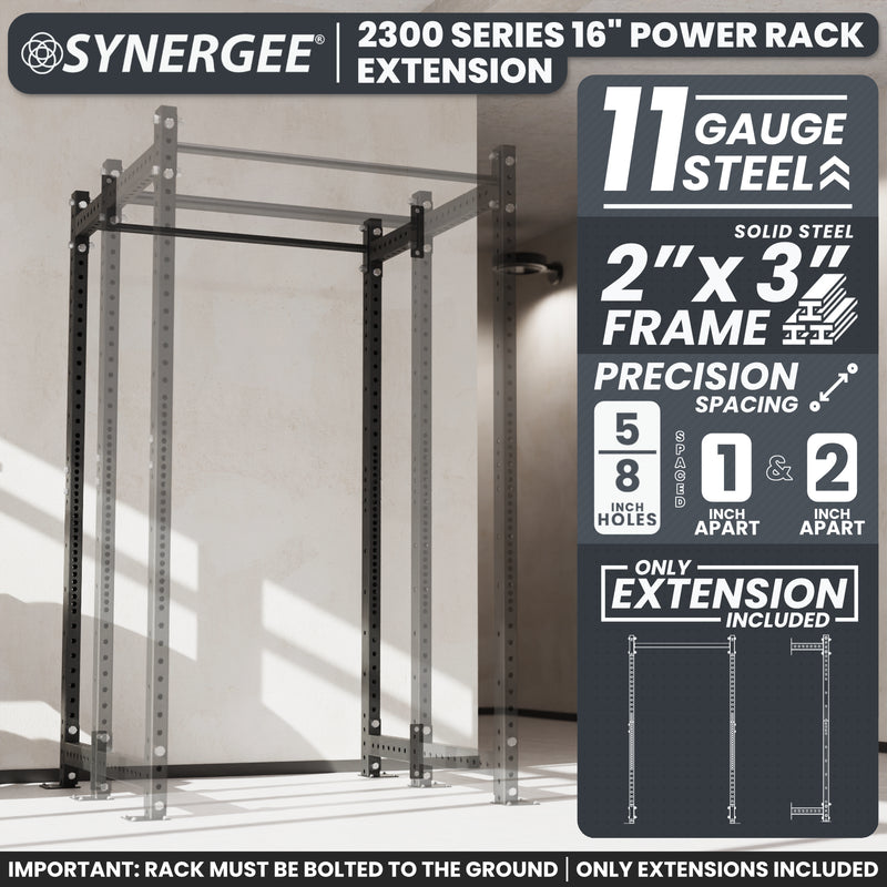 Synergee 2300 Series Upright Extensions