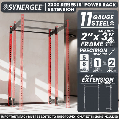 Synergee 2300 Series Upright Extensions
