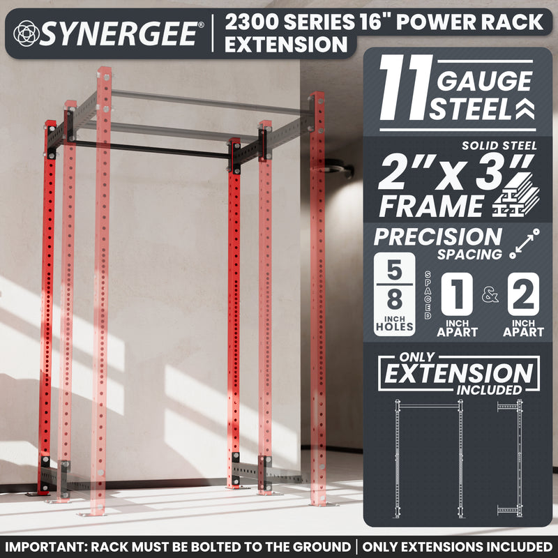 Synergee 2300 Series Upright Extensions