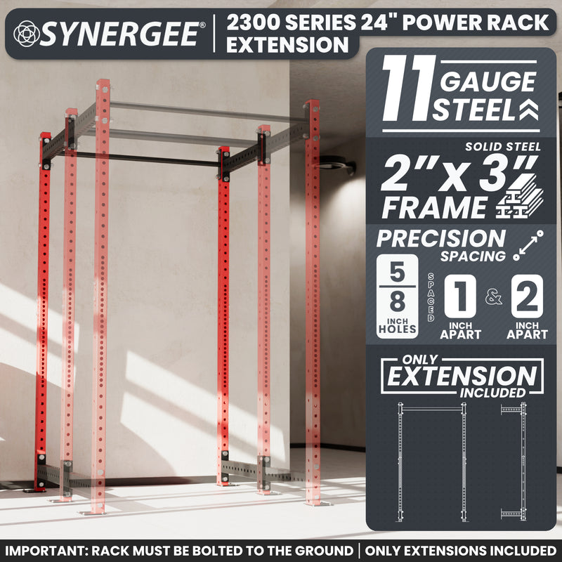 Synergee 2300 Series Upright Extensions