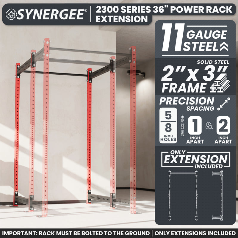 Synergee 2300 Series Upright Extensions
