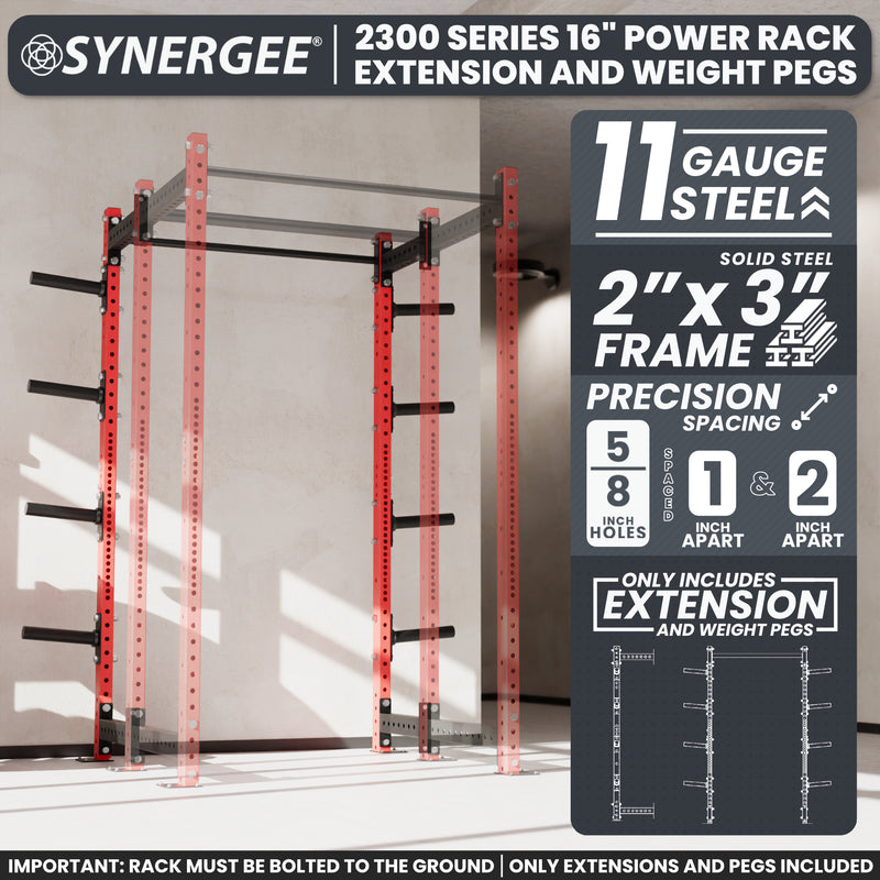 Synergee 2300 Series Upright Extensions