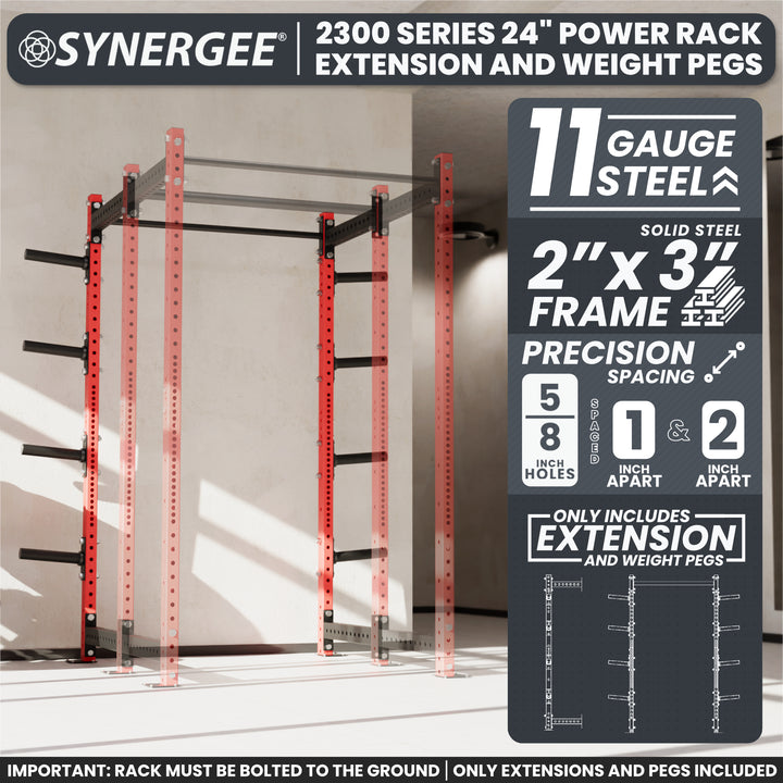 Synergee 2300 Series Upright Extensions