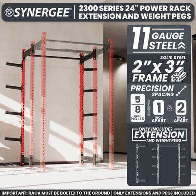 Synergee 2300 Series Upright Extensions