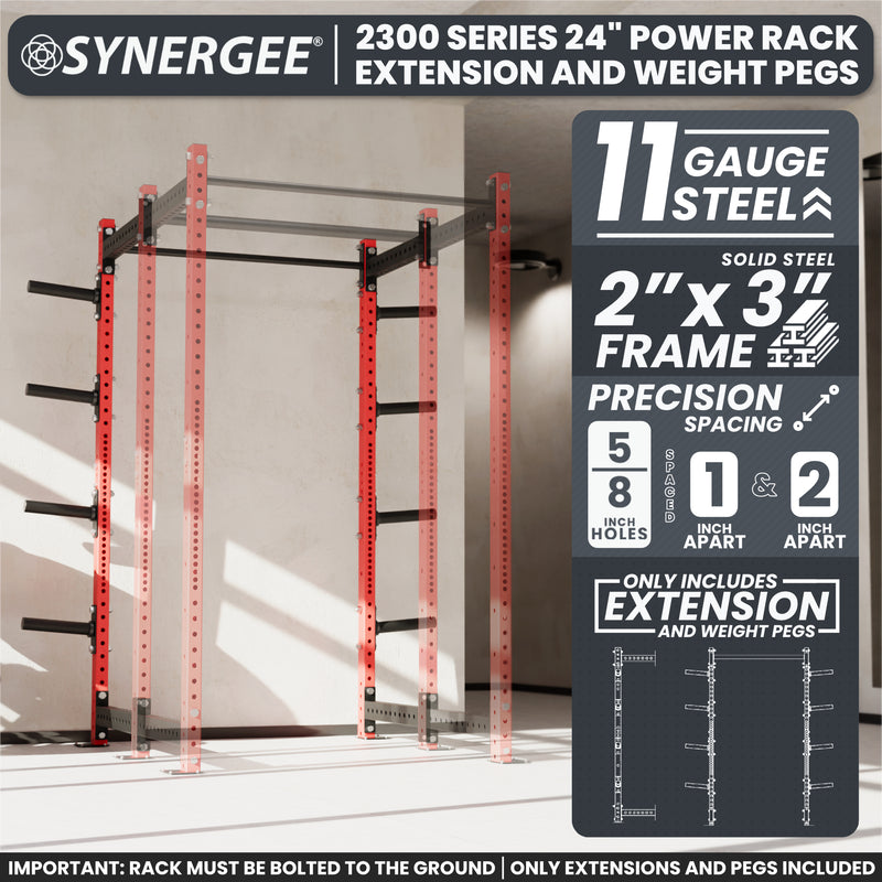 Synergee 2300 Series Upright Extensions