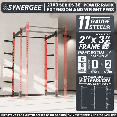 Synergee 2300 Series Upright Extensions
