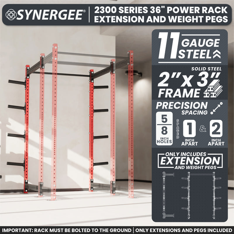 Synergee 2300 Series Upright Extensions