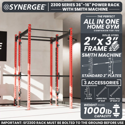 Synergee 2300 Series Power Cage with Smith Machine