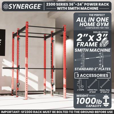 Synergee 2300 Series Power Cage with Smith Machine