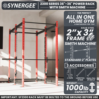 Synergee 2300 Series Power Cage with Smith Machine