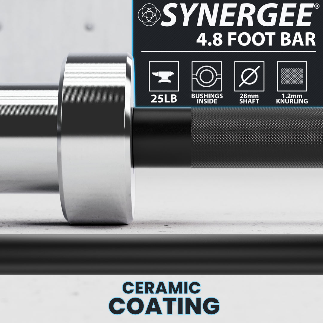 Synergee 4-Foot & 4' 8" Barbell