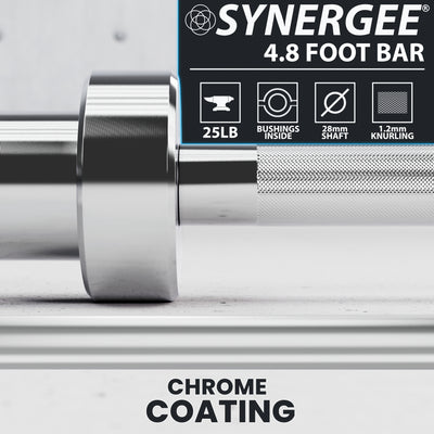 Synergee 4-Foot & 4' 8" Barbell