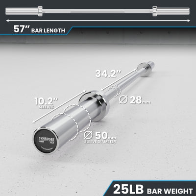 Synergee 4-Foot & 4' 8" Barbell
