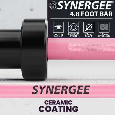 Synergee 4-Foot & 4' 8" Barbell