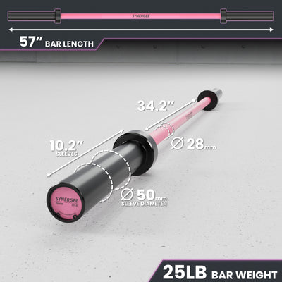 Synergee 4-Foot & 4' 8" Barbell
