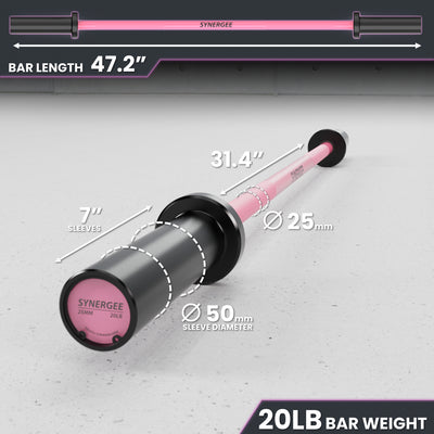 Synergee 4-Foot & 4' 8" Barbell