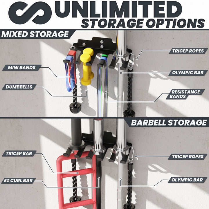 Synergee Barbell and Accessory Hanger