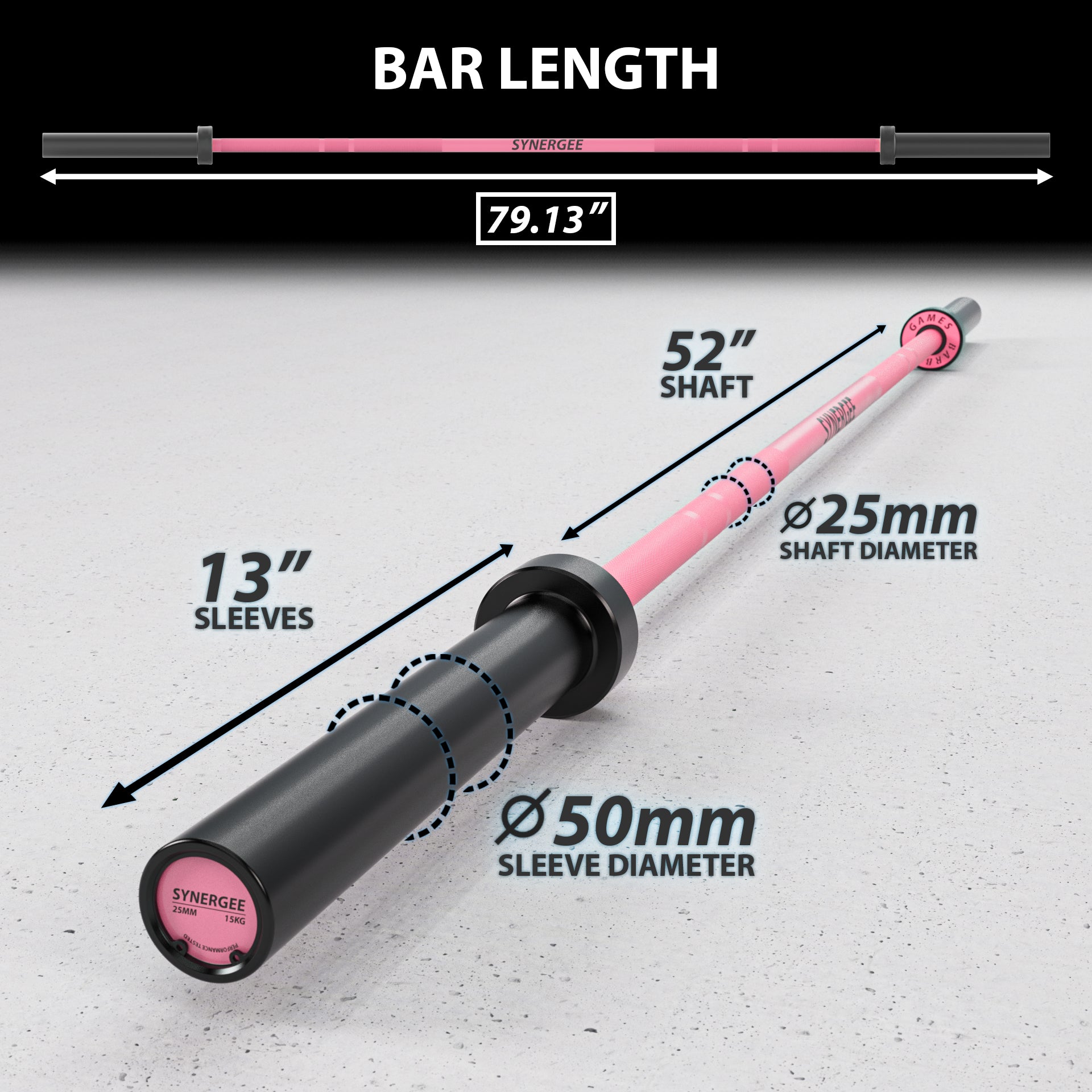 Synergee Games Barbell | Synergee Fitness USA