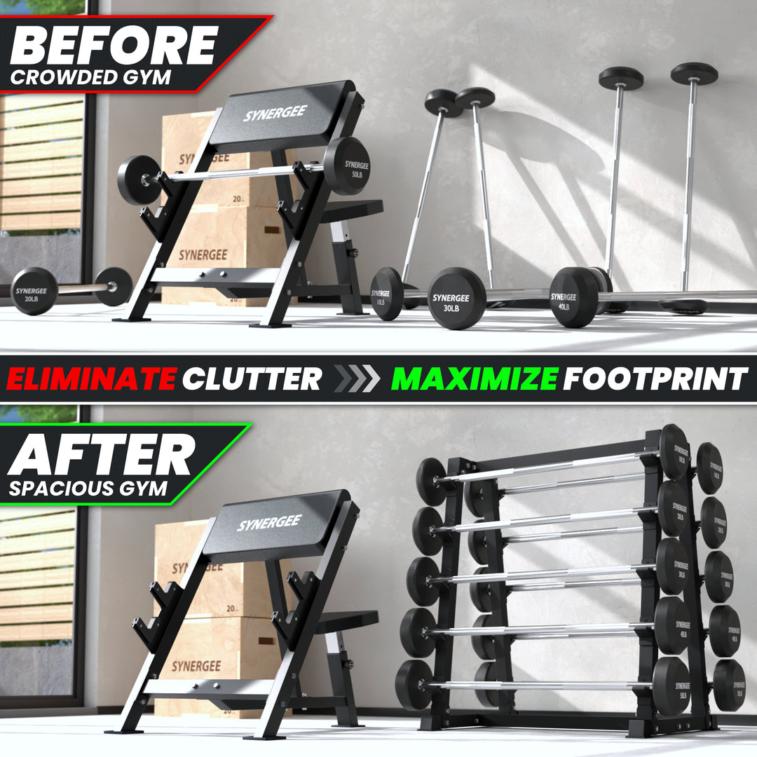 Synergee Fixed Barbell Storage Rack