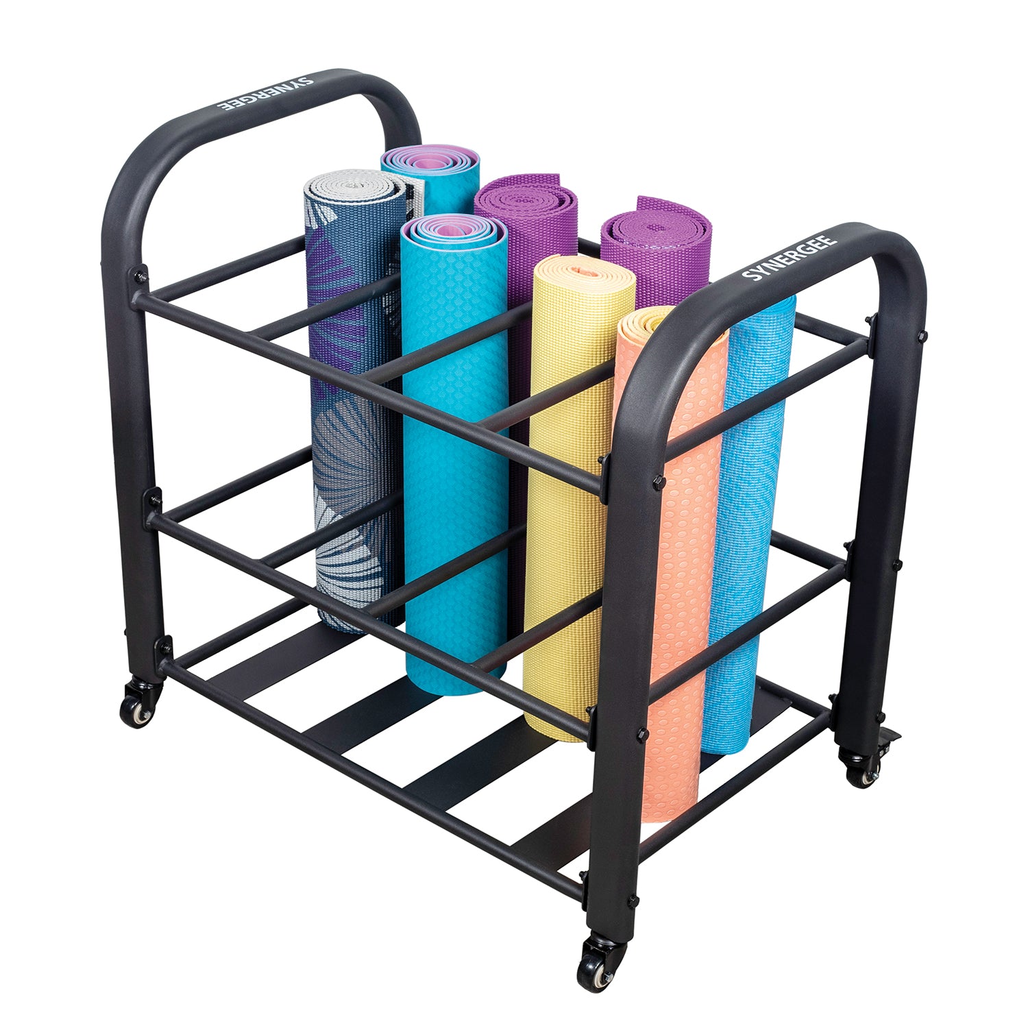 Yoga Rack Synergee Yoga Mat Storage Roller Rack | Synergee Fitness USA