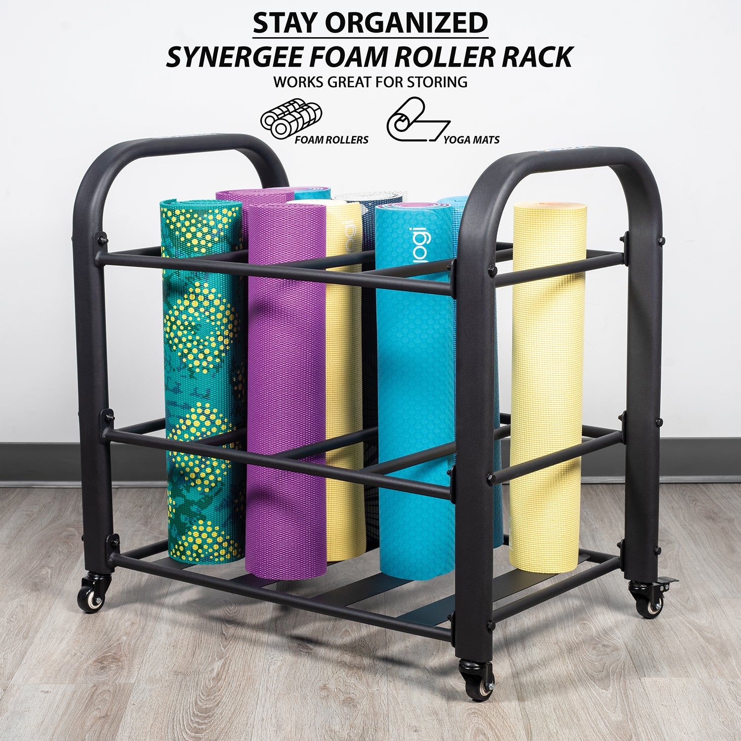 Synergee Yoga Mat Storage Roller Rack | Synergee Fitness USA