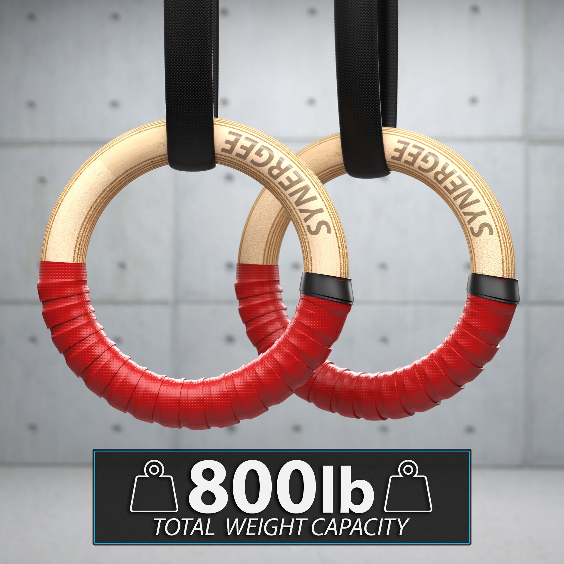 Synergee Gymnastic Rings - Thumbnail 2