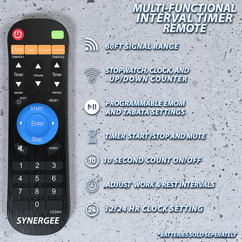 Synergee Legacy Timer Remote | Synergee Fitness USA