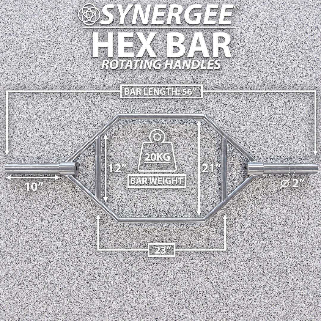 Synergee Hex Deadlift Barbell Synergee Fitness USA